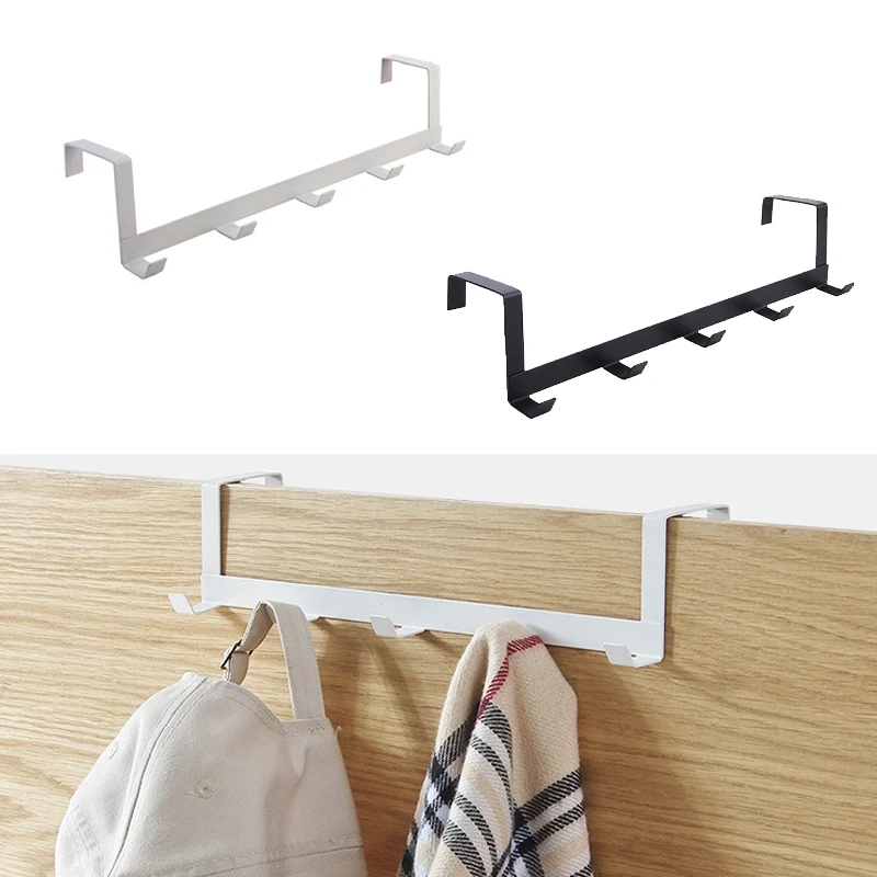 Kitchen Uncle - Hooks Over The Door 5 Hooks
