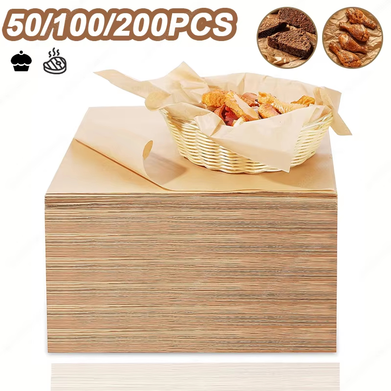 Kitchen Baking Paper - 50/100/200PCS Baking Paper Parchment Baking Sheet
