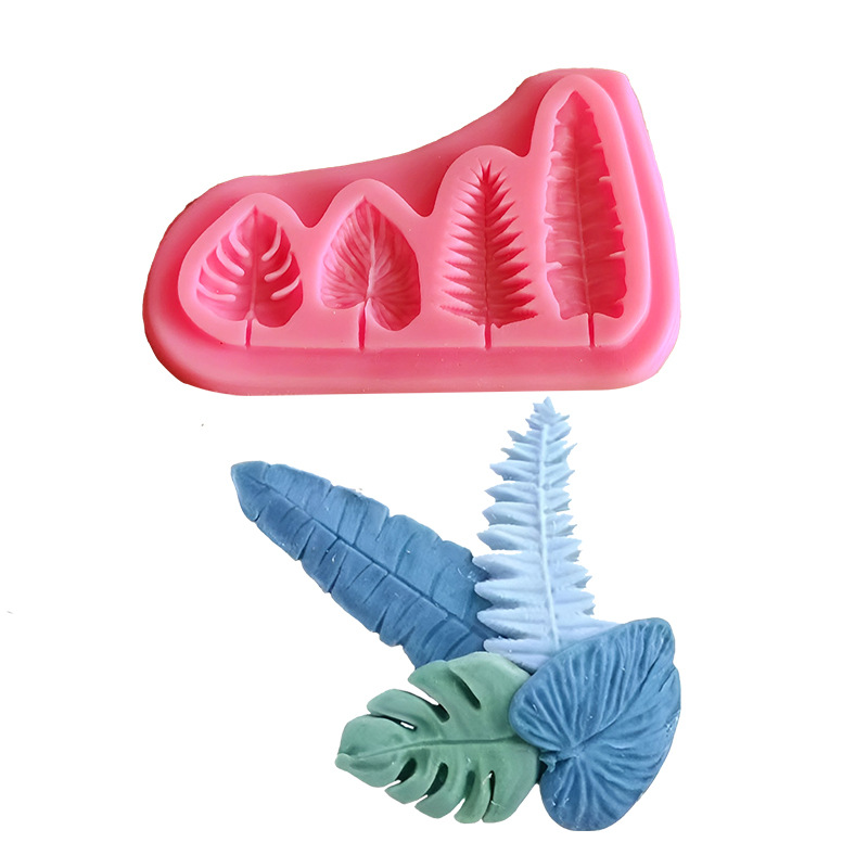 Kitchen Baking Gadgets - Palm Leaves And Turtle Leaf Silicone
