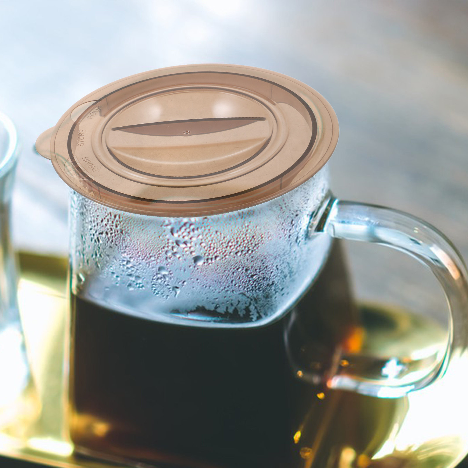 Kitchen Baking Soda - Measuring Cup Plastic Lid for Glass