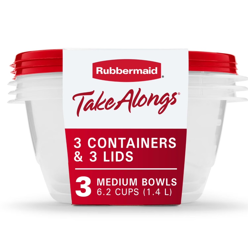 Baking (Kitchen Ingredient) - Large Round Food Storage Containers with