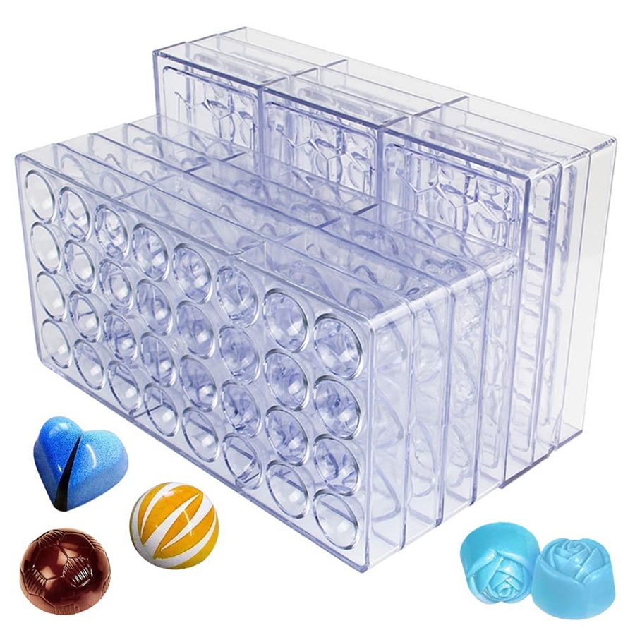 Kitchen Appliances For Baking - 24 Styles Available Plastic Chocolate Mold