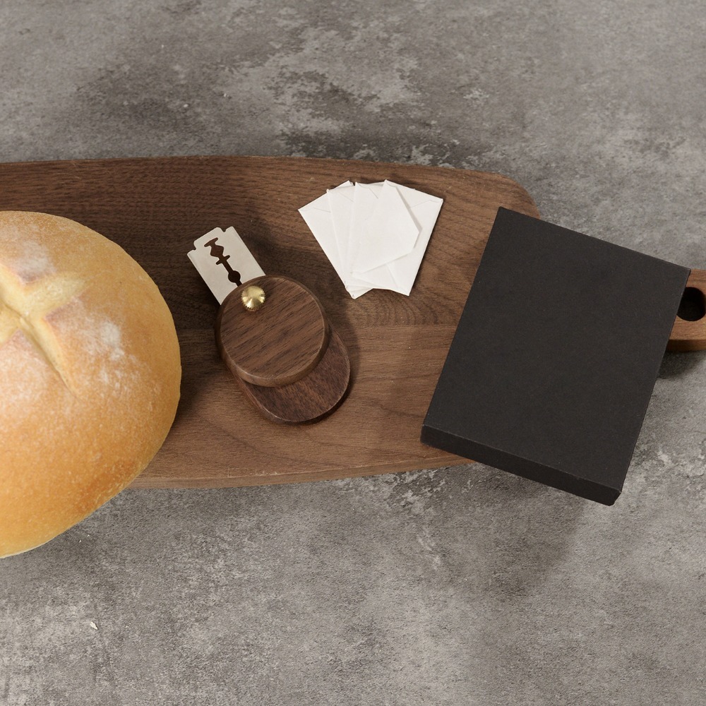 Bread Lame Scoring - Folding Wood Handle Bread Lame Detachable