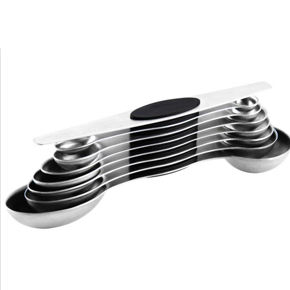 Baking (Kitchen Ingredient) - 8Pcs Stainless Steel Dual Headed Measuring