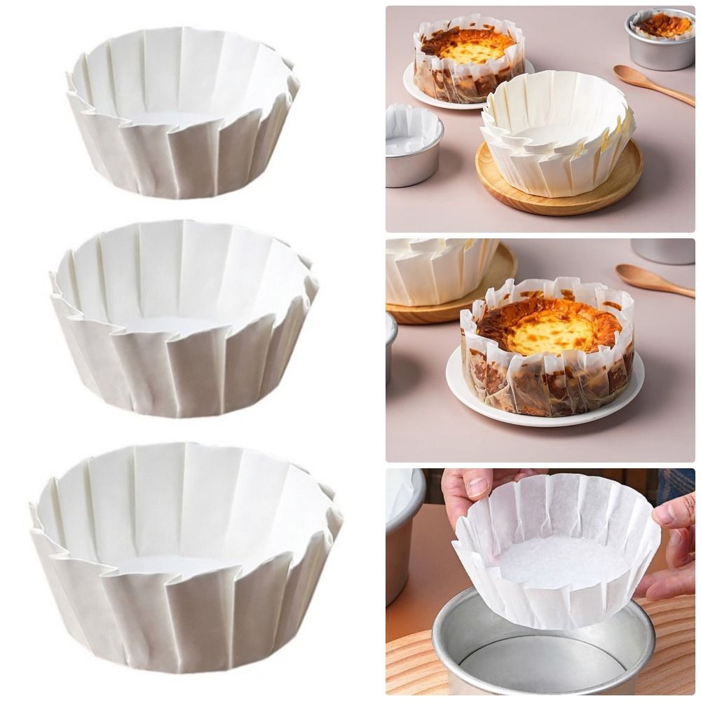 Kitchen Baking Paper - 4/6/8inch Foldless Cupcake Liner Baking Cup