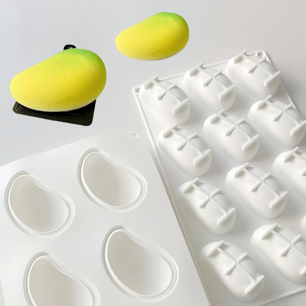 Kitchen Appliances For Baking - 3D Mango Design French Fruit Mousse