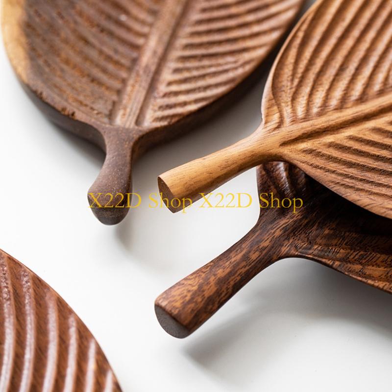 Kitchen Baking Dishes - X22D Serving Tray Wooden Plate Storage