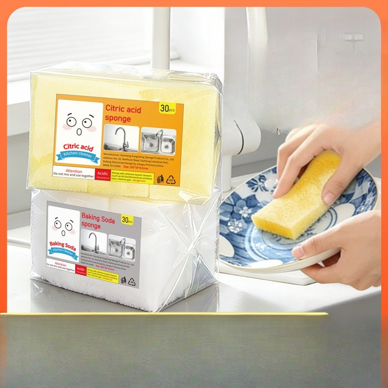 Kitchen Baking Soda - Dish Sponge Scouring Wipes Multi Cleaner,
