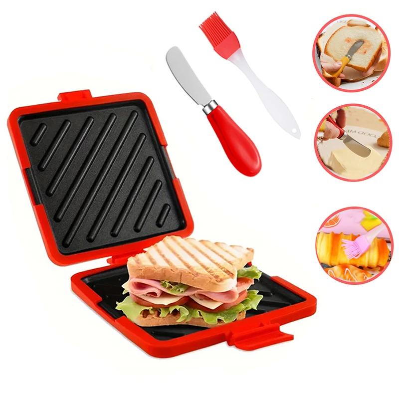 3pack Food Grade Sandwich Toas - Kitchen Baking Set 评论和价格