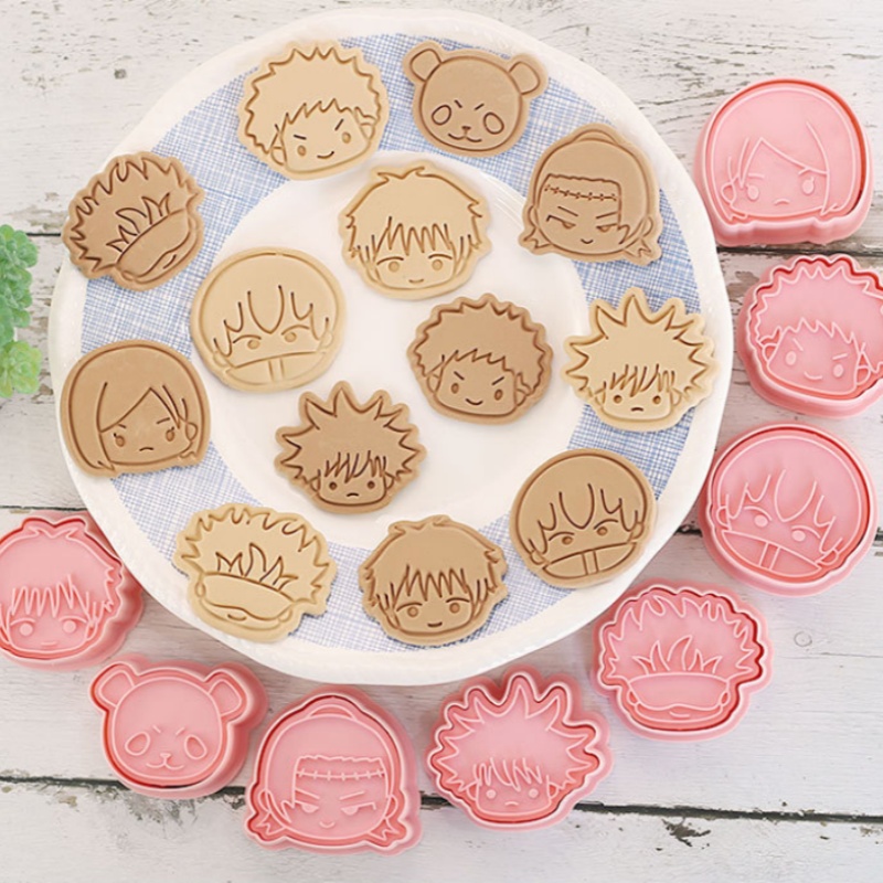 8pcs Jujutsu Kaisen Cake Cooki - Kitchen Baking Gifts 评论和价格