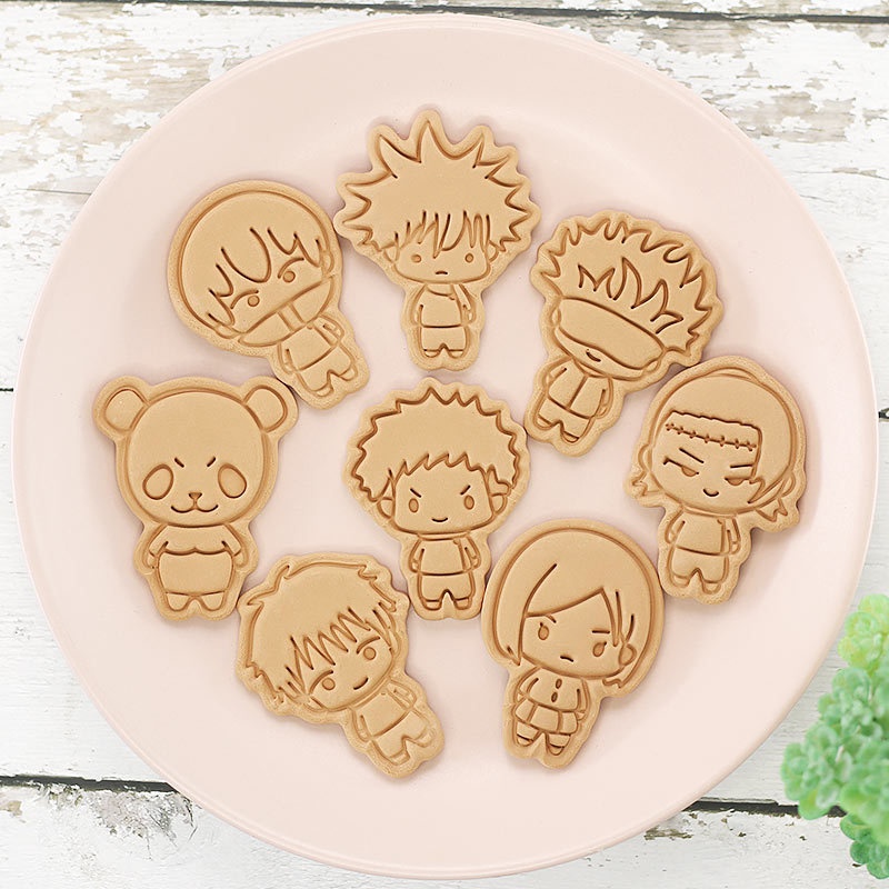 8pcs Jujutsu Kaisen Cake Cooki - Kitchen Baking Gifts 评论和价格