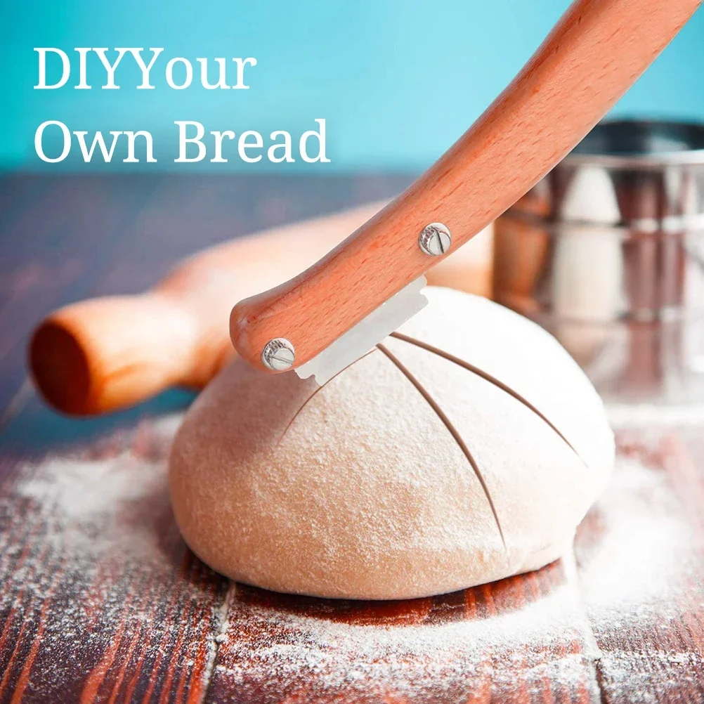 Bread Cutter Lame Wooden Handl - Bread Lame Scoring 评论和价格