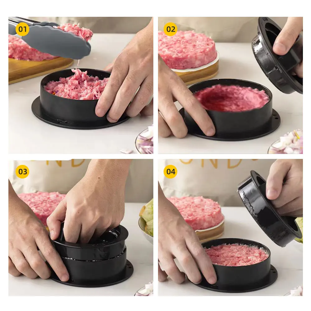 ABS Hamburger Press Meat Pie P - Kitchen Baking Paper 评论和价格