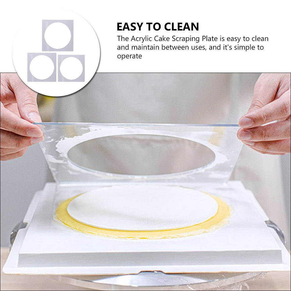 3Pcs Multi Use Layer Cake Mold - Kitchen Baking Set 评论和价格