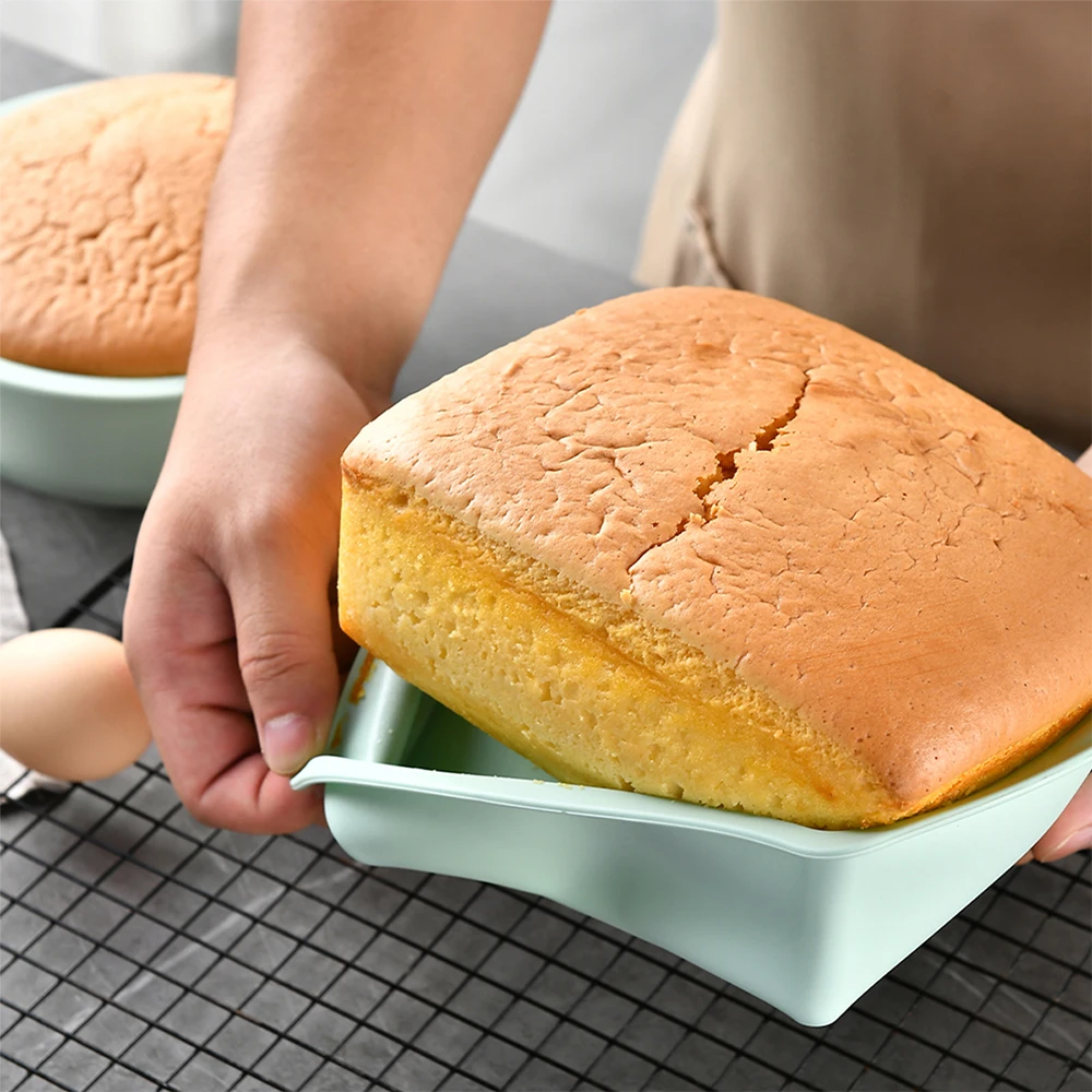 1/4Pcs Silicone Square Cake Mo - Kitchen Appliances For Baking 评论和价格
