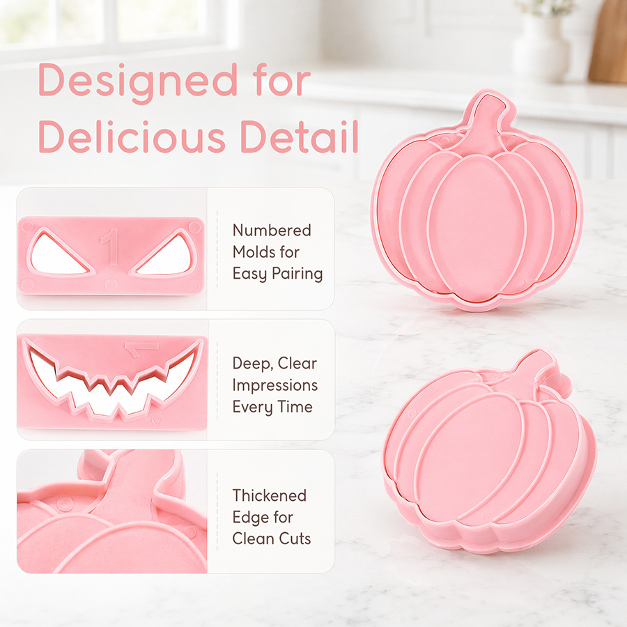 Durable Pumpkin Cookie Cutters - Cookie Cutter Set 评论和价格