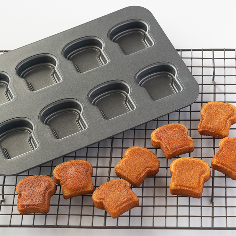 8 Cavity Toast Bread Pattern C - Kitchen Baking Gadgets 评论和价格