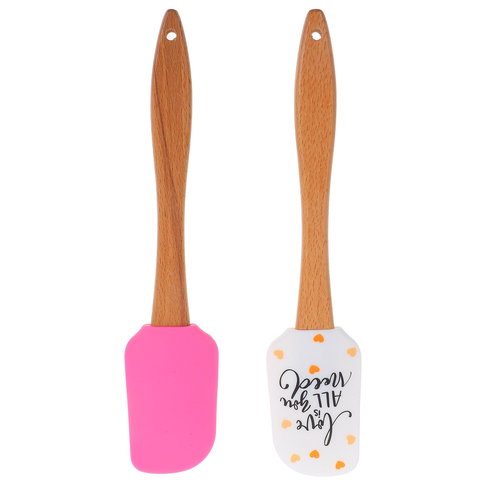 2Pcs Valentine's Day Heart Des - Kitchen Baking Set 评论和价格