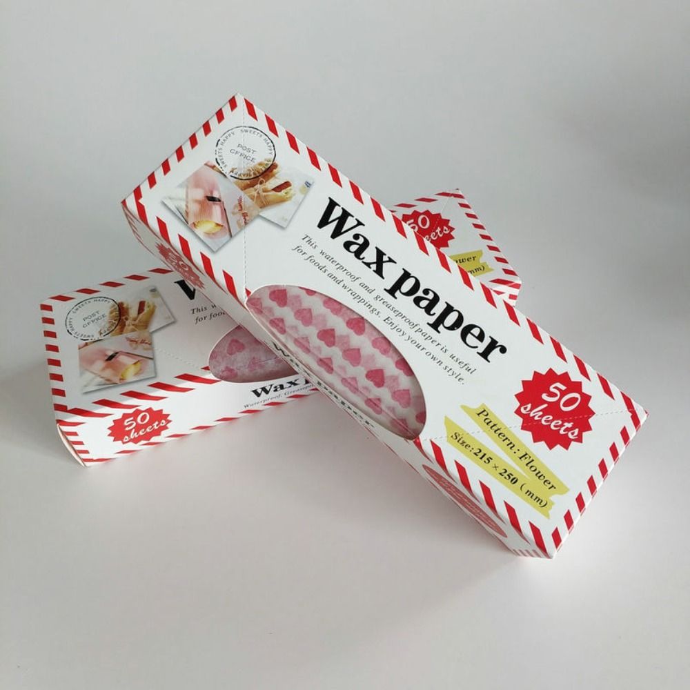 10/50pcs Waterproof Heart Prin - Kitchen Baking Paper 评论和价格