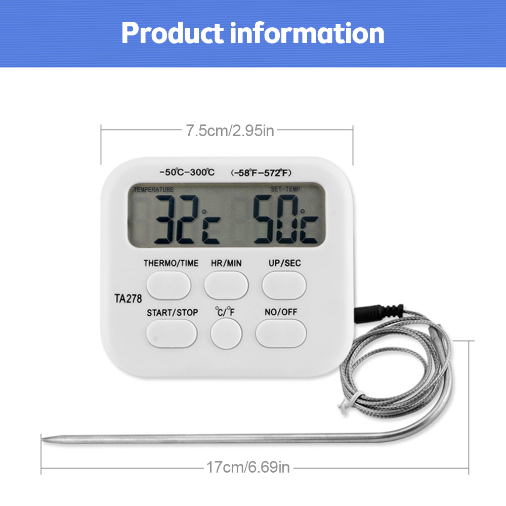 TA278 Digital Kitchen Thermome - Kitchen Baking Station 评论和价格