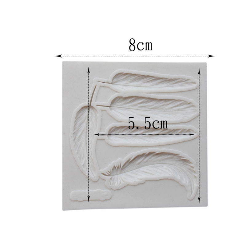 Leaves feather&wings shape 3D  - Kitchen Baking Gadgets 评论和价格