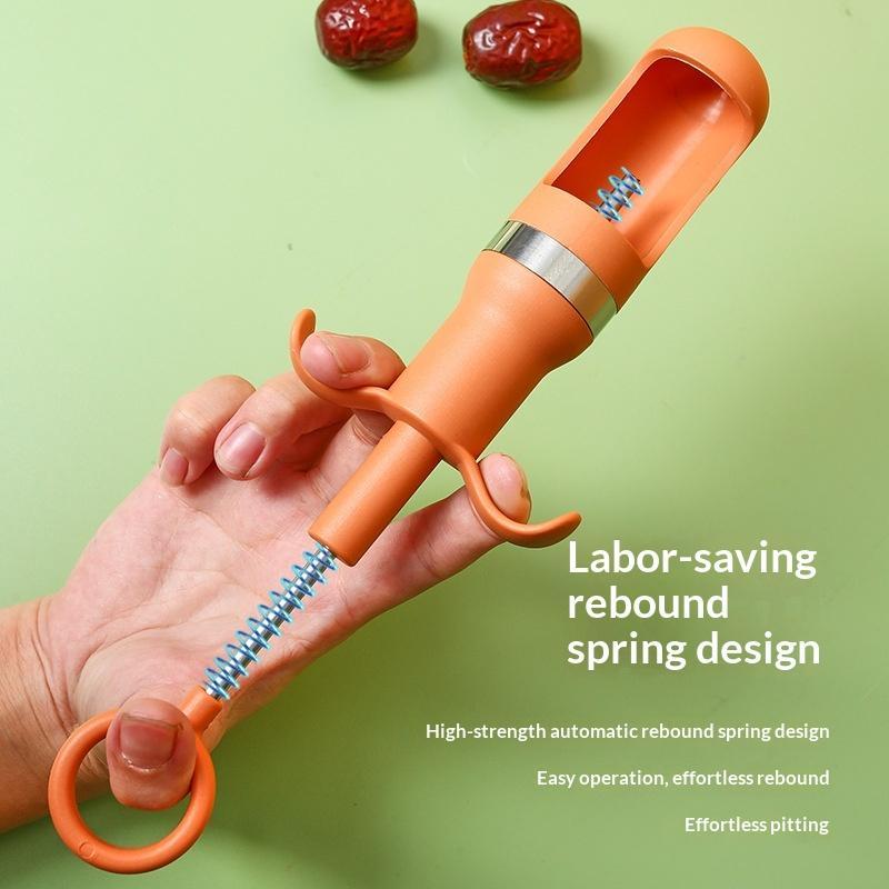 One-Second Cherry Pitter Stain - Kitchen Baking Gadgets 评论和价格