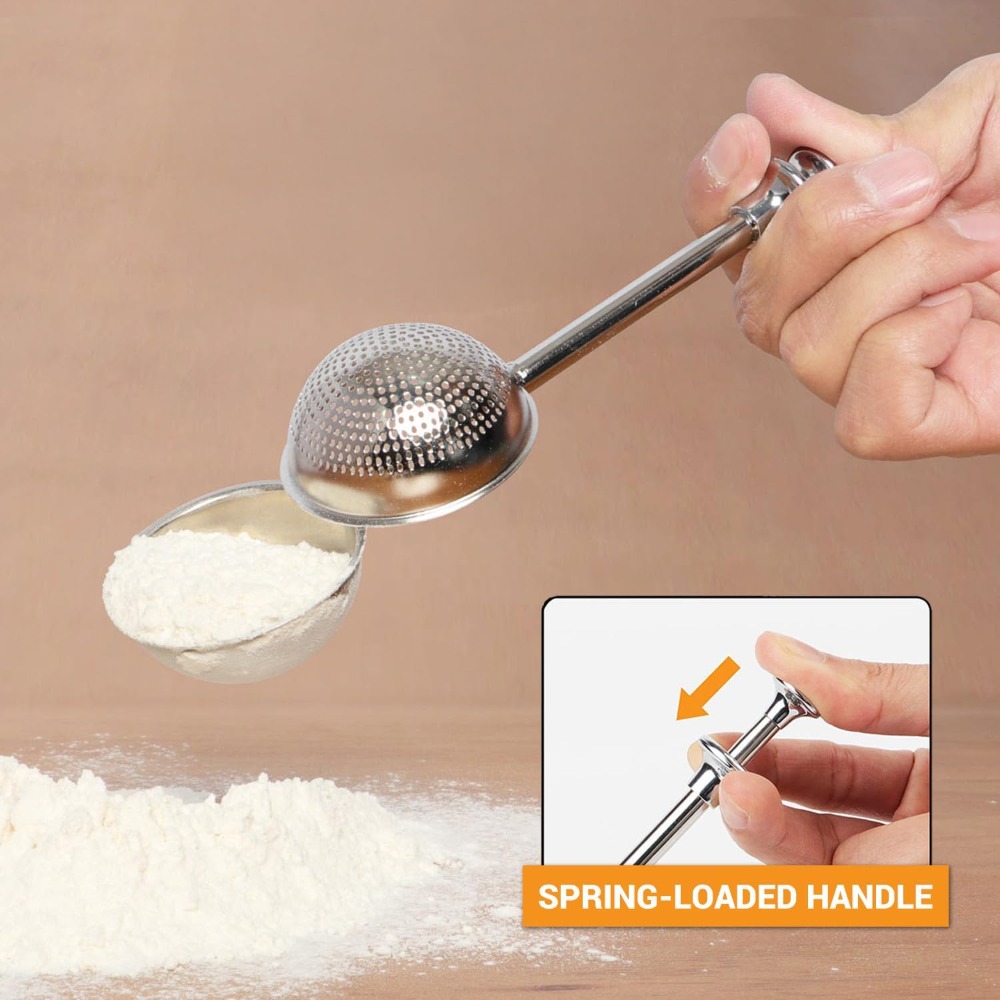 Stainless Steel Flour Duster S - Kitchen Baking Gifts 评论和价格
