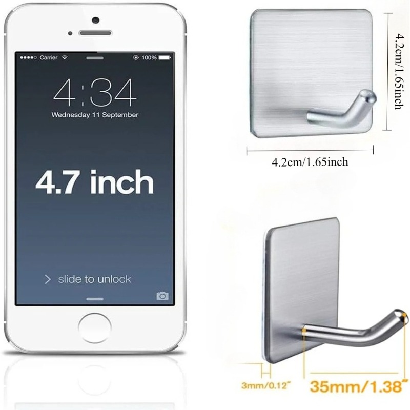 4Pcs No Drill Self Adhesive St - Kitchen Uncle 评论和价格