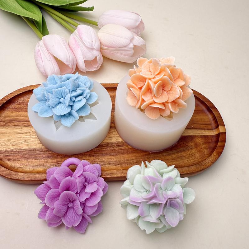 ●Hydrangea Flower Silicone Mol - Kitchen Appliances For Baking 评论和价格