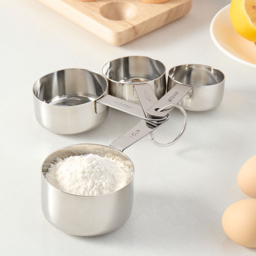 Stainless Steel Measuring Cups - Baking (Kitchen Ingredient) 评论和价格
