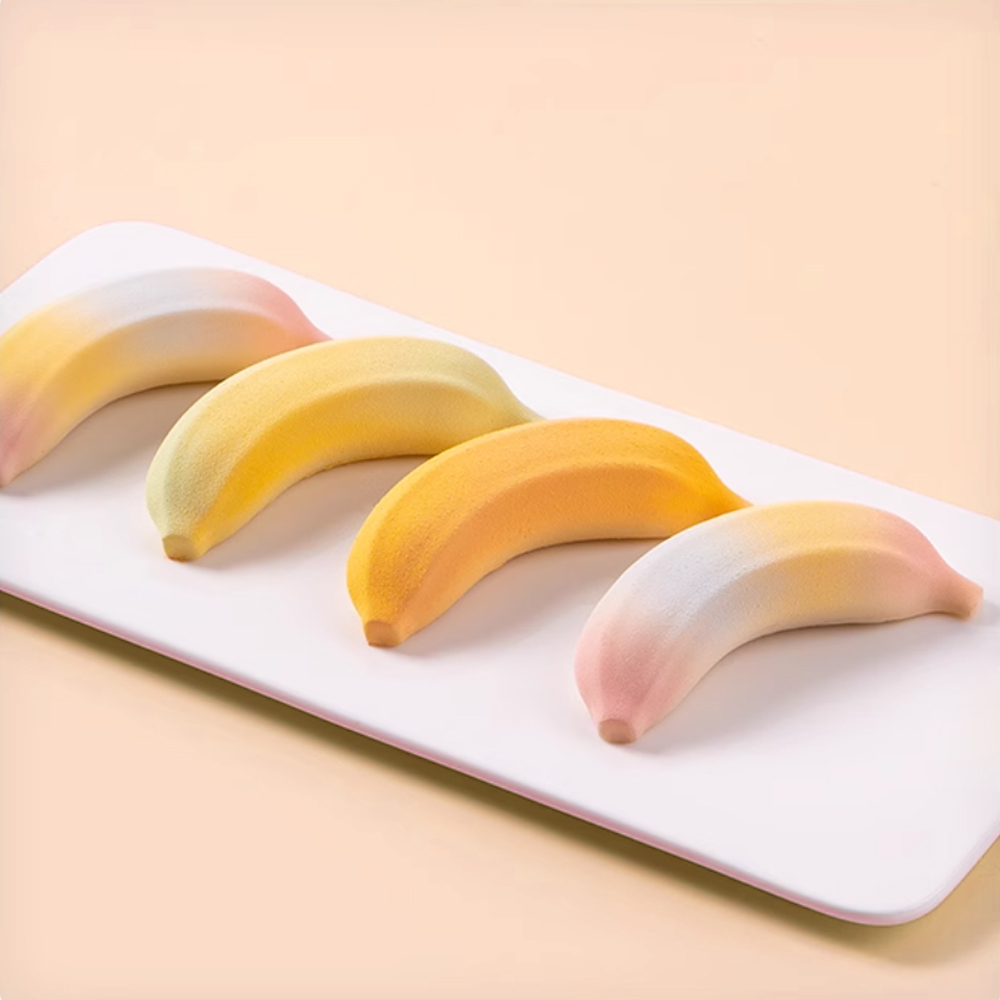 6 or 12 Cells Banana Design Si - Kitchen Baking Gadgets 评论和价格