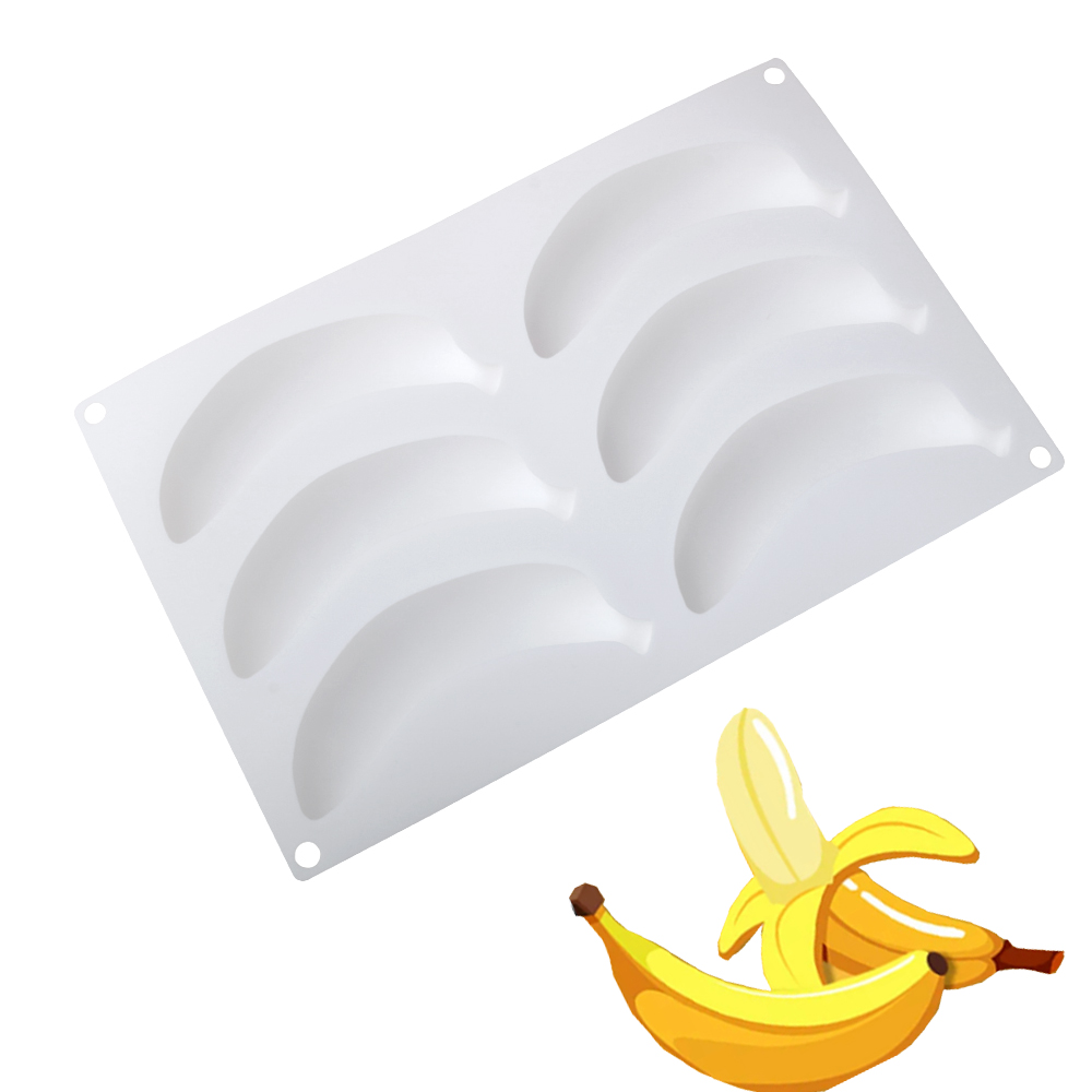 6 or 12 Cells Banana Design Si - Kitchen Baking Gadgets 评论和价格