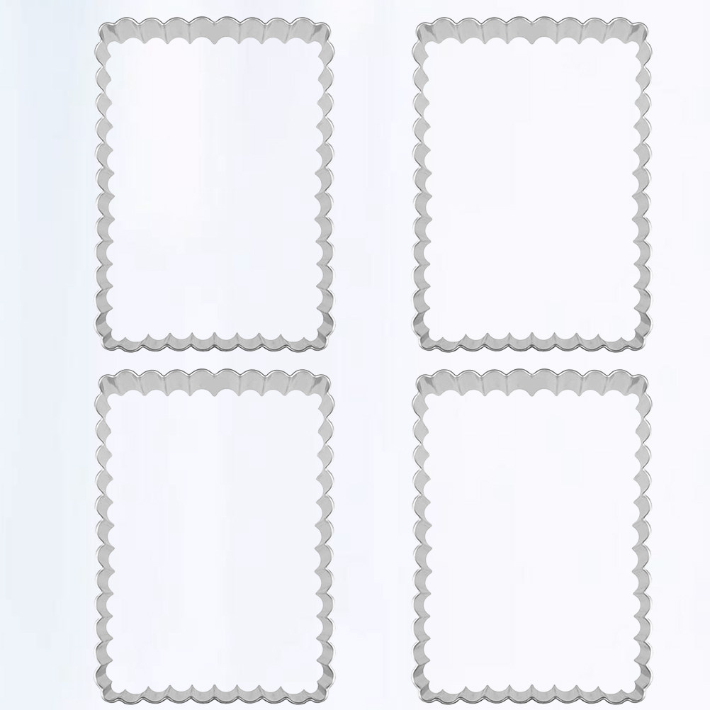 4Pcs Stainless Steel Baking Mo - Cookie Cutter Set 评论和价格