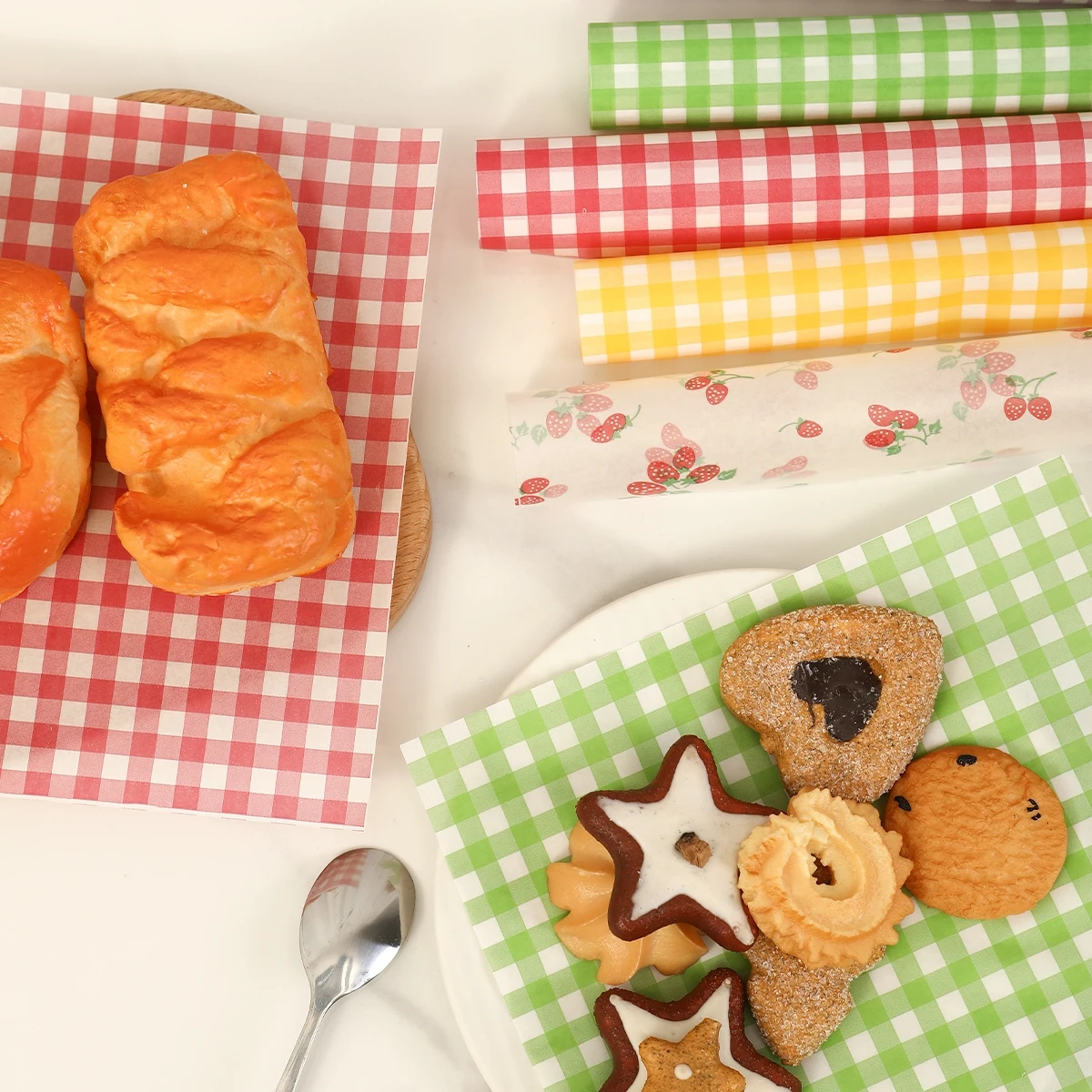 50Pcs Oilproof Wrapping Paper  - Kitchen Baking Gifts 评论和价格