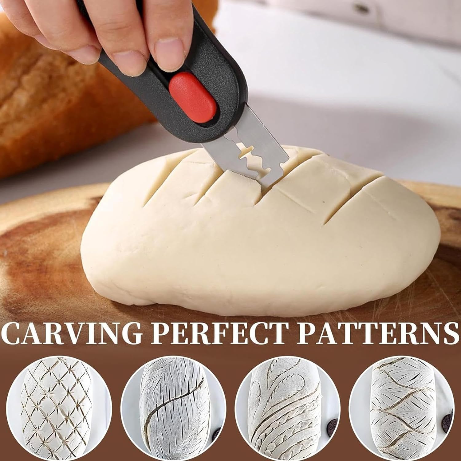 Pull Push Bread Scoring Lame D - Bread Lame Scoring 评论和价格