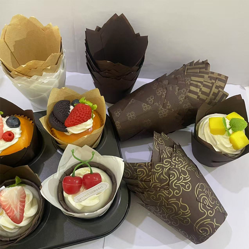50Pcs/100Pcs/200Pcs Tulip Cake - Kitchen Baking Paper 评论和价格