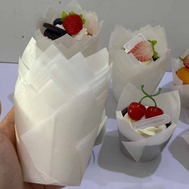 50Pcs/100Pcs/200Pcs Tulip Cake - Kitchen Baking Paper 评论和价格