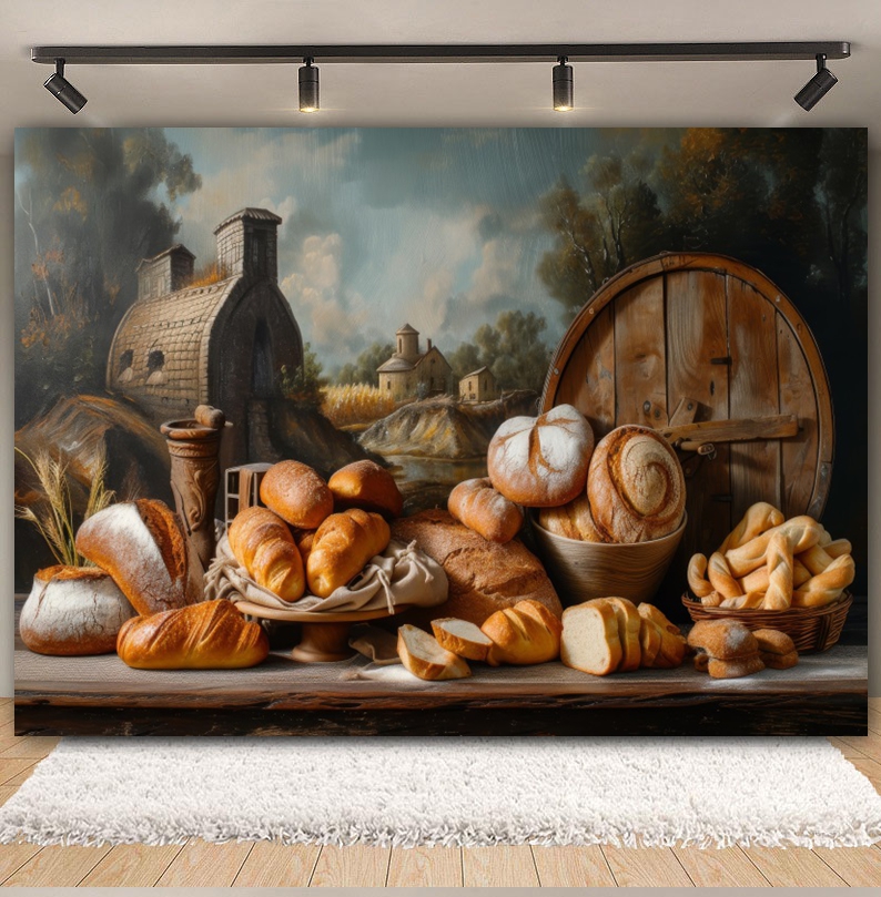 Cooking Bread Backdrop for Pho - Kitchen Baking Background 评论和价格
