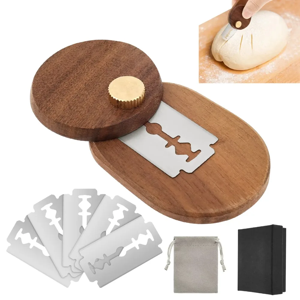 Folding Wood Handle Bread Lame - Bread Lame Scoring 评论和价格