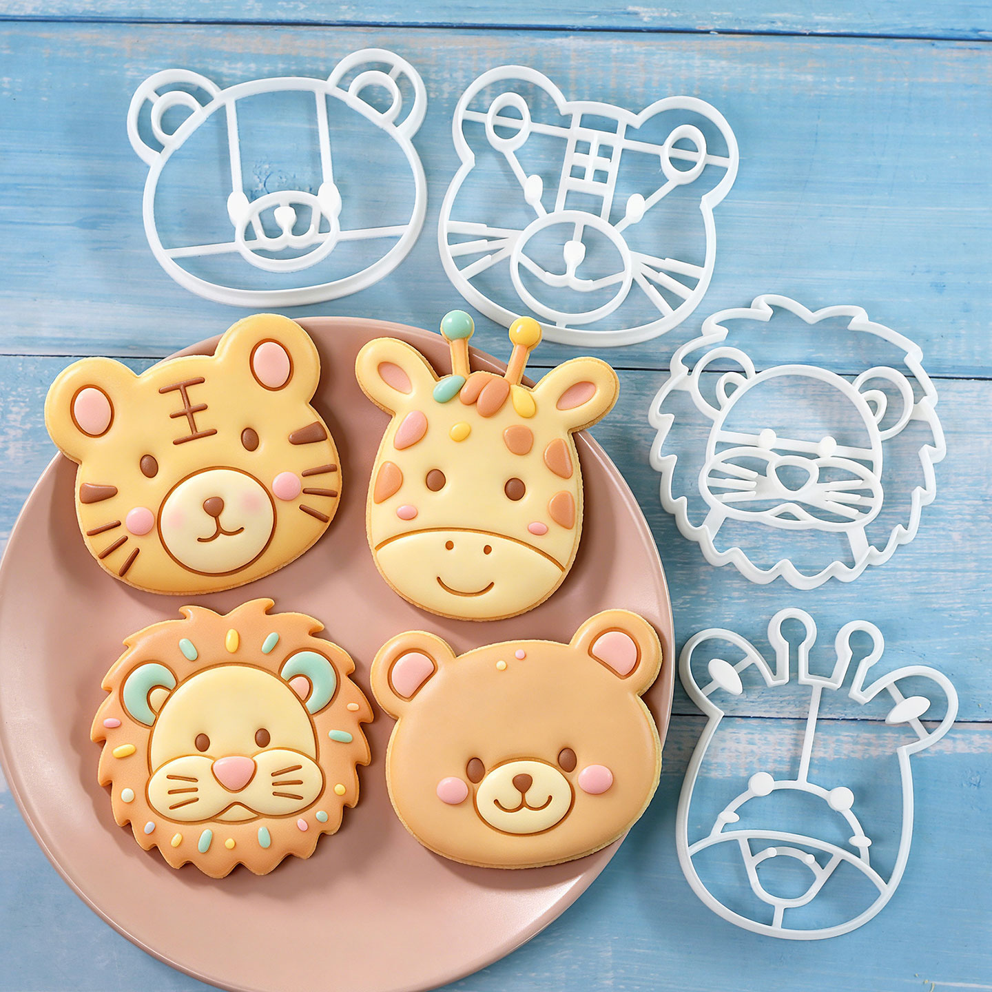 4 Pcs Animal Cookie Cutters Se - Cookie Cutter Set 评论和价格