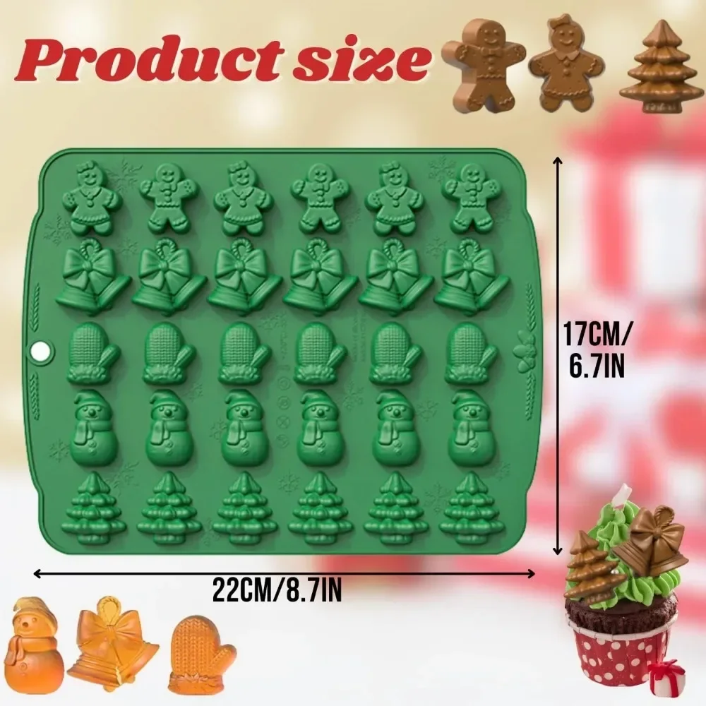 Christmas Silicone Chocolate M - Kitchen Appliances For Baking 评论和价格