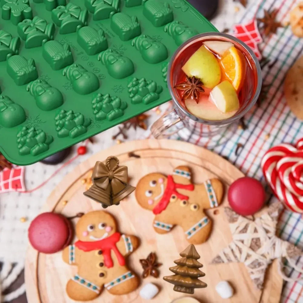 Christmas Silicone Chocolate M - Kitchen Appliances For Baking 评论和价格