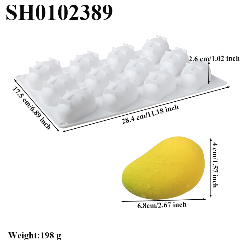 3D Mango Design French Fruit M - Kitchen Appliances For Baking 评论和价格