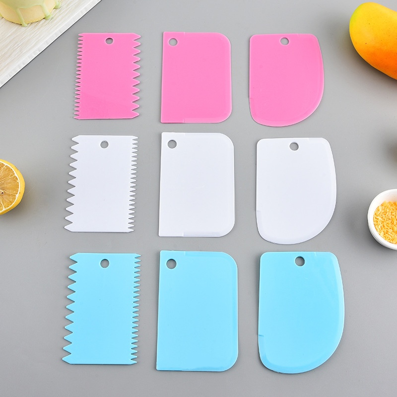 3PCS/Lot Cream Scraper Smoothe - Kitchen Appliances For Baking 评论和价格