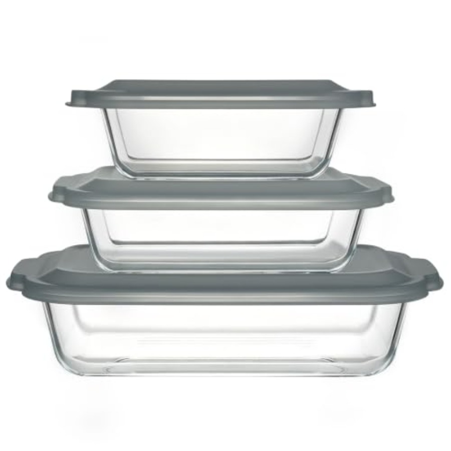 6-Piece Extra-Deep Glass Bakin - Kitchen Baking Dishes 评论和价格