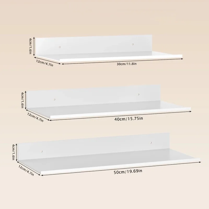 Metal Floating Shelves Wall Mo - Kitchen Uncle 评论和价格