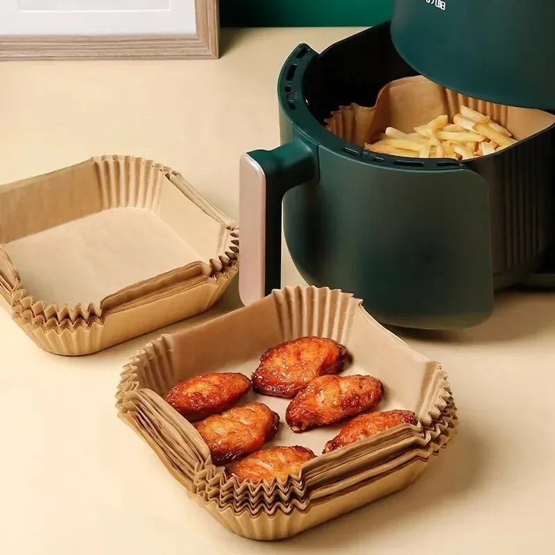 50pcs/set Air Fryer Papers Dis - Kitchen Baking Paper 评论和价格
