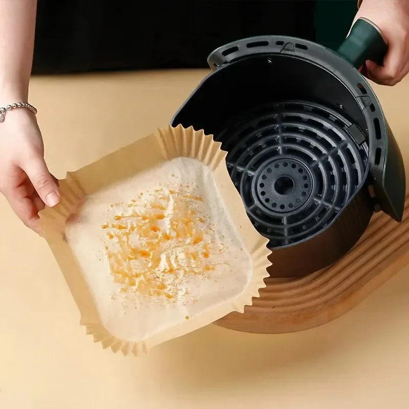 50pcs/set Air Fryer Papers Dis - Kitchen Baking Paper 评论和价格