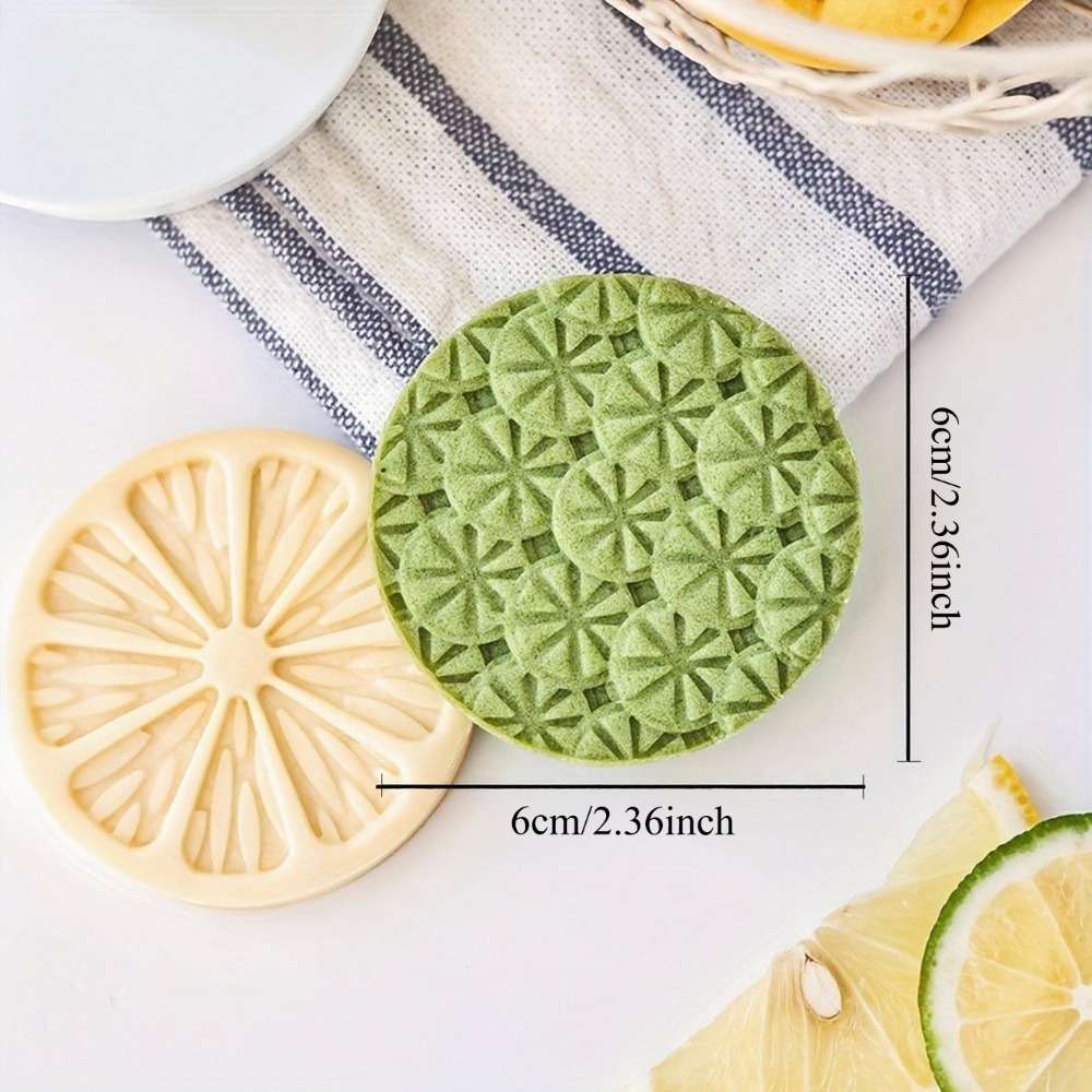 3pcs Lemon-Shaped Round Patter - Cookie Cutter Set 评论和价格