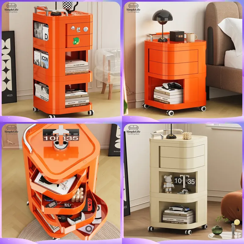 Kitchen Cart with Wheels Rolli - Kitchen Baking Station 评论和价格